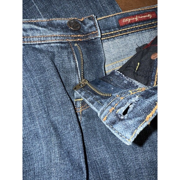 Citizens Ingrid Flare Jeans 28 Low Rise Stretch Y2K 2000s Boho Festival Denim - Picture 13 of 13